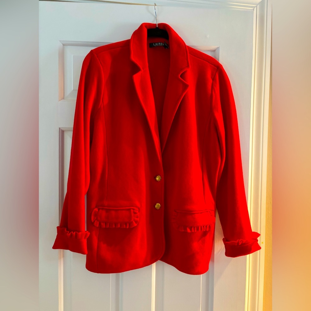 Ralph Lauren Vibrant Red Blazer